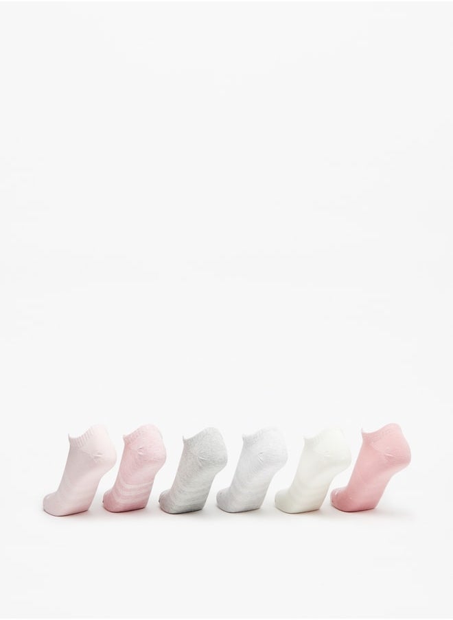 Kappa Women's Logo Print Ankle Length Socks - Set of 6  - Image 3