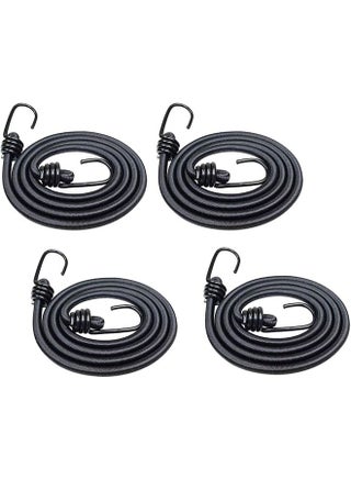 Bungee Cord with Hooks 4pcs 120cm Heavy Duty Bungee Shock Cords with Durable Metal Straps for Bikes Tie Downs Camping Outdoor - pzsku/Z219829F34F083A073FACZ/45/_/1689670783/d4e4a17f-576f-48bc-8912-f1a5546f1532