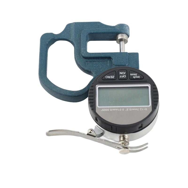 Digital Display Leather Thickness Gauge 0 12 7mm 0 01mm Accuracy Clear LCD Screen - Image 4