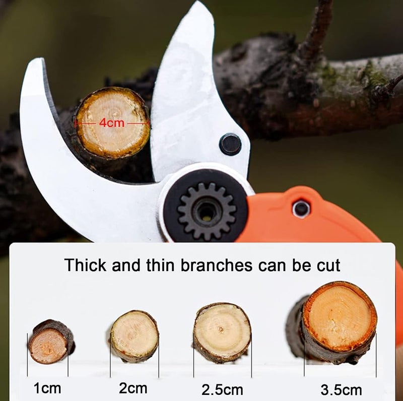 JIADUOFU Professional Cordless Tree Pruner,electric Pruning Shears for Gardening Cordless Tree Pruner, Cutting Diameter with 21v Rechargeable Battery - Image 3