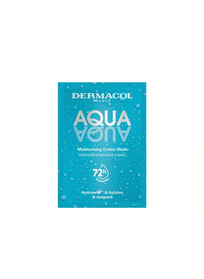 Dermacol Aqua Aqua Moisturizing Cream Mask 2x8ml - Image 1