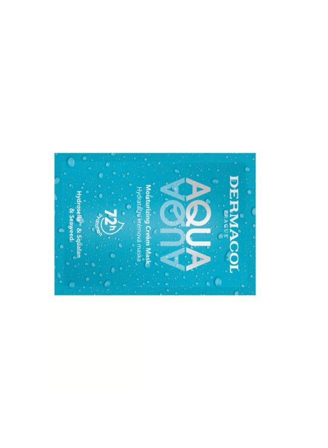 Dermacol Aqua Aqua Moisturizing Cream Mask 2x8ml - Image 2