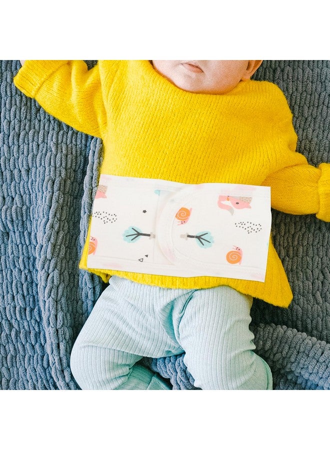 هيلفتي حزام فتق السرة من هيليفتي، 4 قطع، حزام بطن للأطفال من عمر 0 إلى 12 شهرًا، حزام بطن ناعم من القطن للأطفال، لفافة بطن للأطفال حديثي الولادة - Image 4