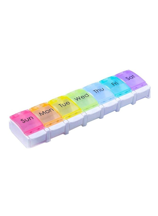 Generic 7 Day Portable Weekly Storage Pill Organizer Box  - Image 1