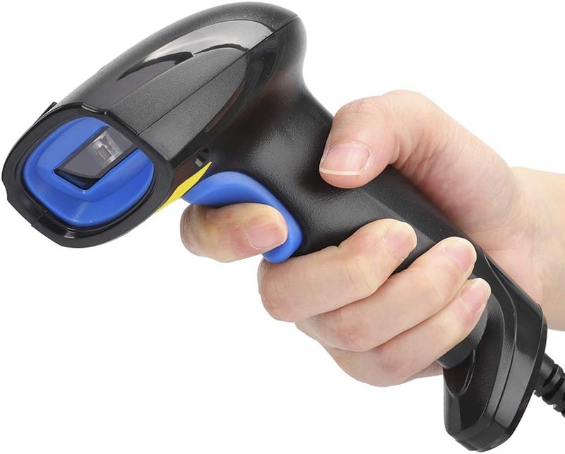 Barcode Scanner Wear USB Interface Reader Anti Fall for Retail Stores (Wired Scanner Gun -1100L) - Image 2