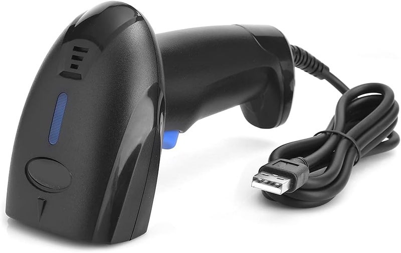 Barcode Scanner Wear USB Interface Reader Anti Fall for Retail Stores (Wired Scanner Gun -1100L) - Image 1
