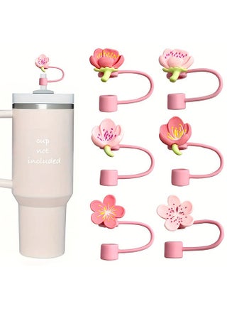 Stanley Cup Accessories Set Including 6 Pcs Silicone Straw Cover Cap, for 9-10 mm Straws,flowers Straw Cover Cap Set - pzsku/Z21987637F88B42818C18Z/45/_/1725077126/10652a20-76d9-41ef-bcac-cb07d342db56