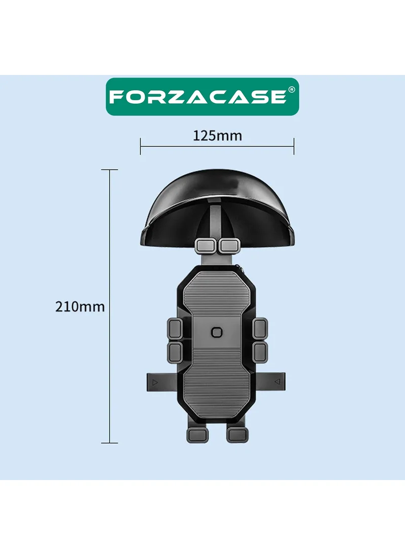 Forzacase Bike Motorcycle Scooter Handlebar Mount Phone Holder with Hat - FC667