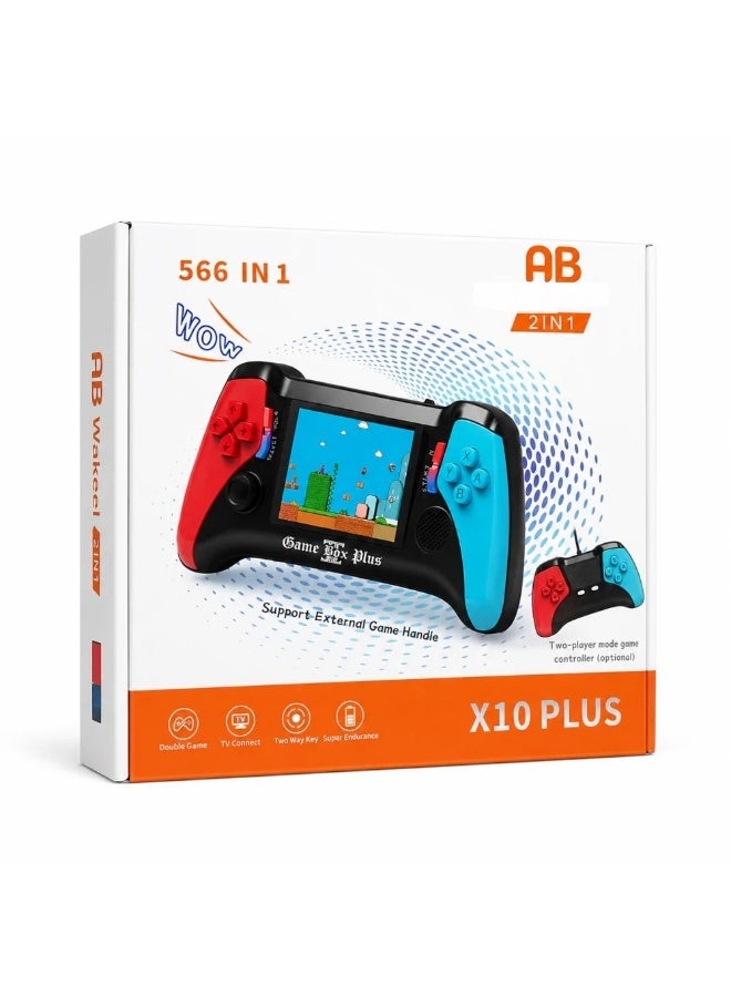 AB 566-in-1 Portable Video Game Console, Dual Pair X10 Plus - Image 1