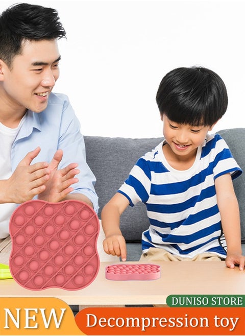 Push Pop Bubble Fidget Sensory Toy Learning Resources Hundred Board Sensory Bubble Popper Pop for Counting, Push Pop Fidget Toys Fine Motor Skills Toys, Focus Tools for Kids, Quiet Fidgets for Class