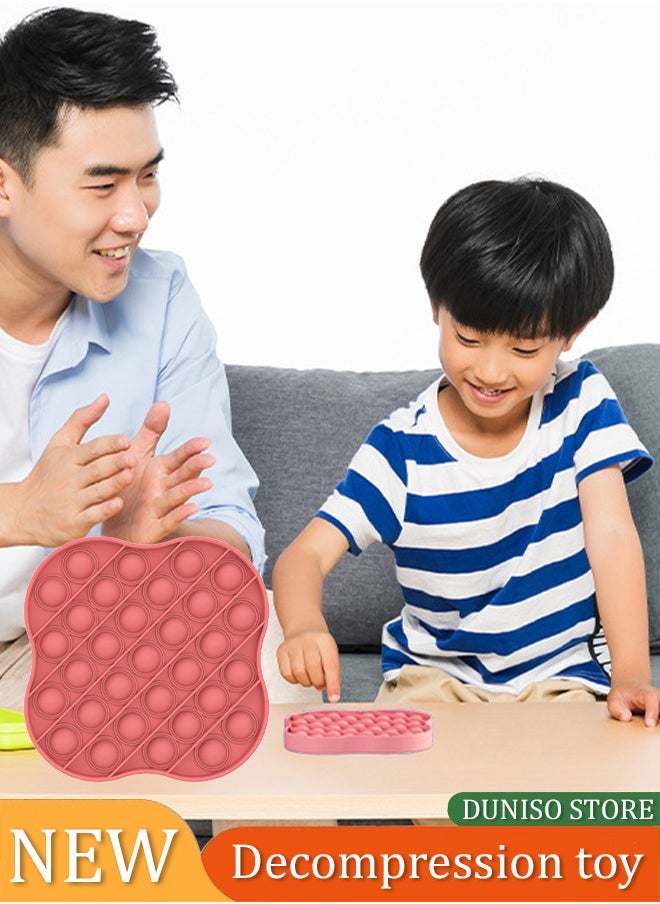 Loquat - Push Pop Bubble Fidget Sensory Toy Learning Resources Hundred Board Sensory Bubble Popper Pop for Counting, Push Pop Fidget Toys Fine Motor Skills Toys, Focus Tools for Kids, Quiet Fidgets for Class - Image 1