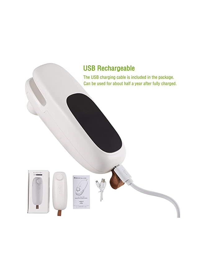 Hawaii Bag Sealer ,Handheld Heat Bag Sealer,2 In 1 Rechargeable Airtight Bag Sealer And Cutter,Small Portable Food Bag Sealing Machine For Plastic Bags Chip Bags  - Image 5