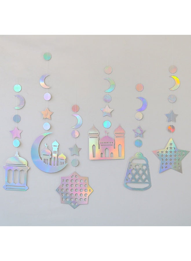 زخرفة عيد ستار القمر زخرفة عيد الوطن الإسلامي راية الهلال عيد متوقف مبارك ديكور قمر تدليك بوابة المملكة المتحدة بوابة أعلام - Image 1