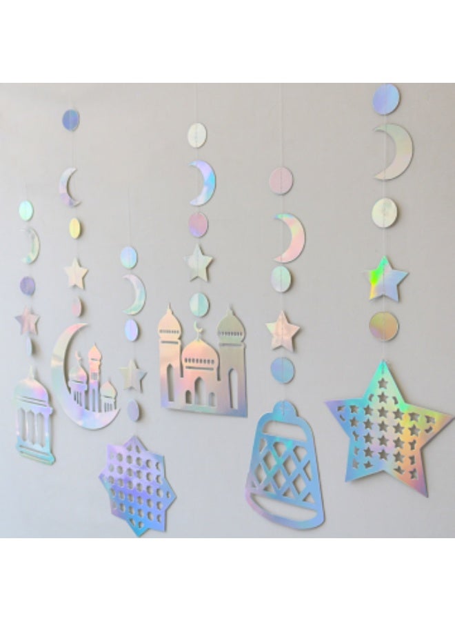 زخرفة عيد ستار القمر زخرفة عيد الوطن الإسلامي راية الهلال عيد متوقف مبارك ديكور قمر تدليك بوابة المملكة المتحدة بوابة أعلام - Image 4