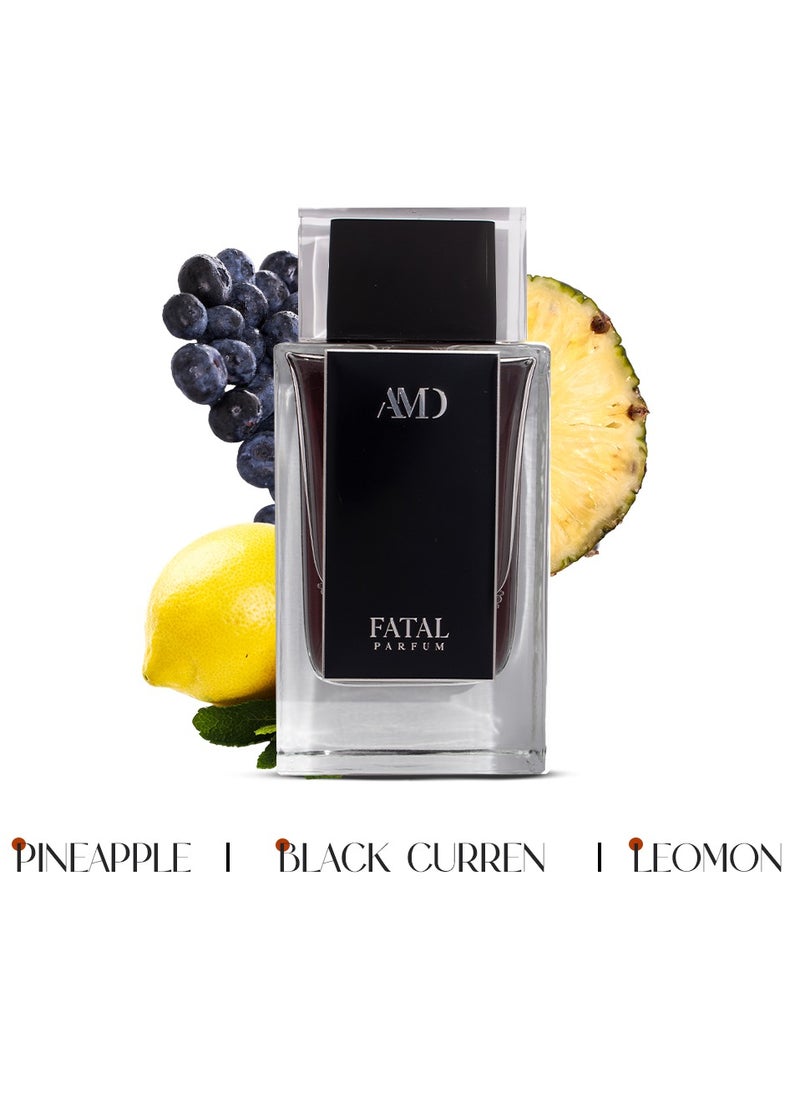 عطور ايه ام دي عطر فاتال من AMD للرجال - أو دو برفيوم، 100 مل  - Image 2