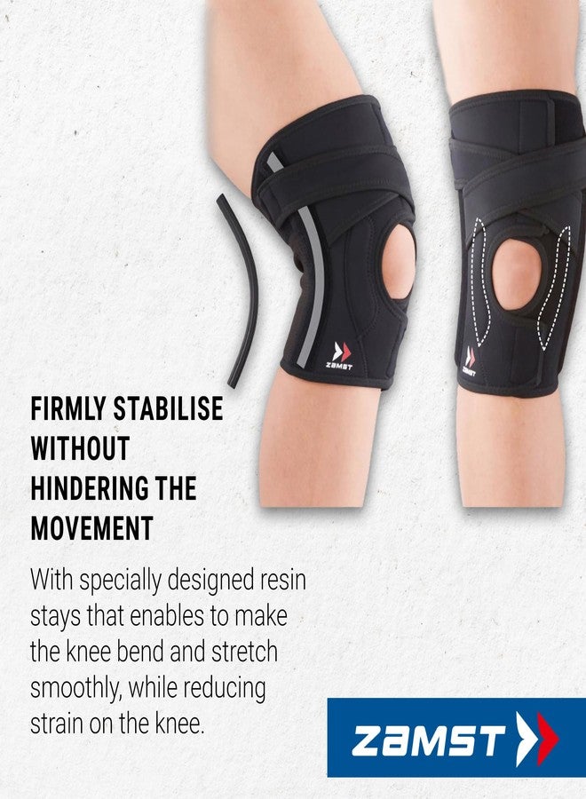 Zamst EK-5 Sports Knee Brace - Adjustable Compression Knee Brace for Men and Women with Lateral Stabilization for General Knee Support and Knee Pain Relief - Medium - Image 4