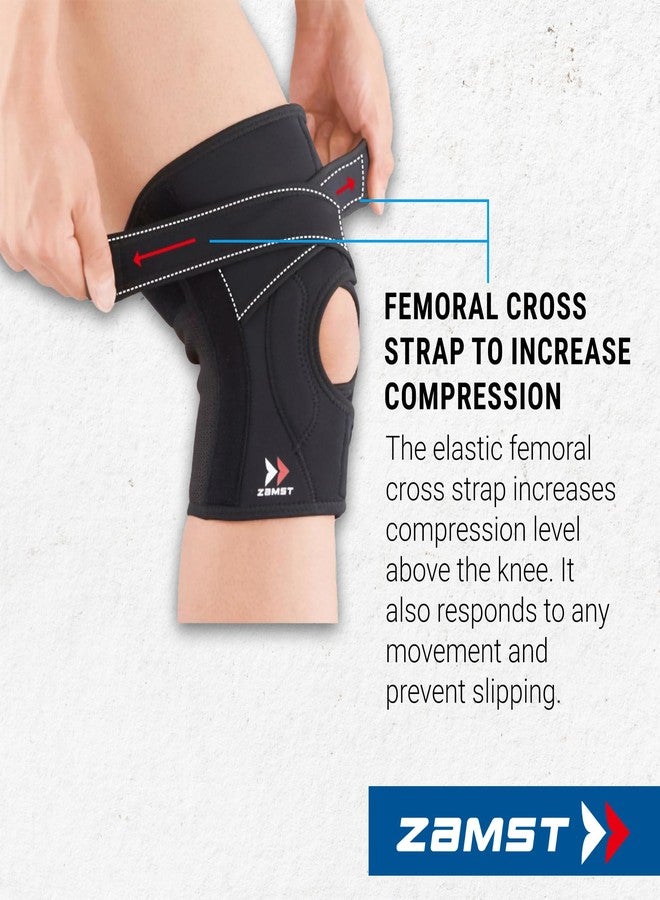 Zamst EK-5 Sports Knee Brace - Adjustable Compression Knee Brace for Men and Women with Lateral Stabilization for General Knee Support and Knee Pain Relief - Medium - Image 5