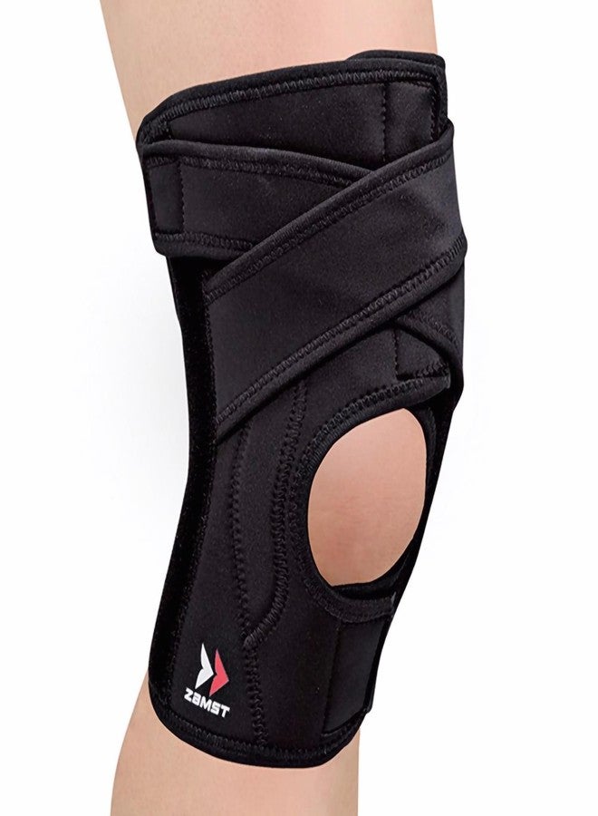 Zamst EK-5 Sports Knee Brace - Adjustable Compression Knee Brace for Men and Women with Lateral Stabilization for General Knee Support and Knee Pain Relief - Medium - Image 1