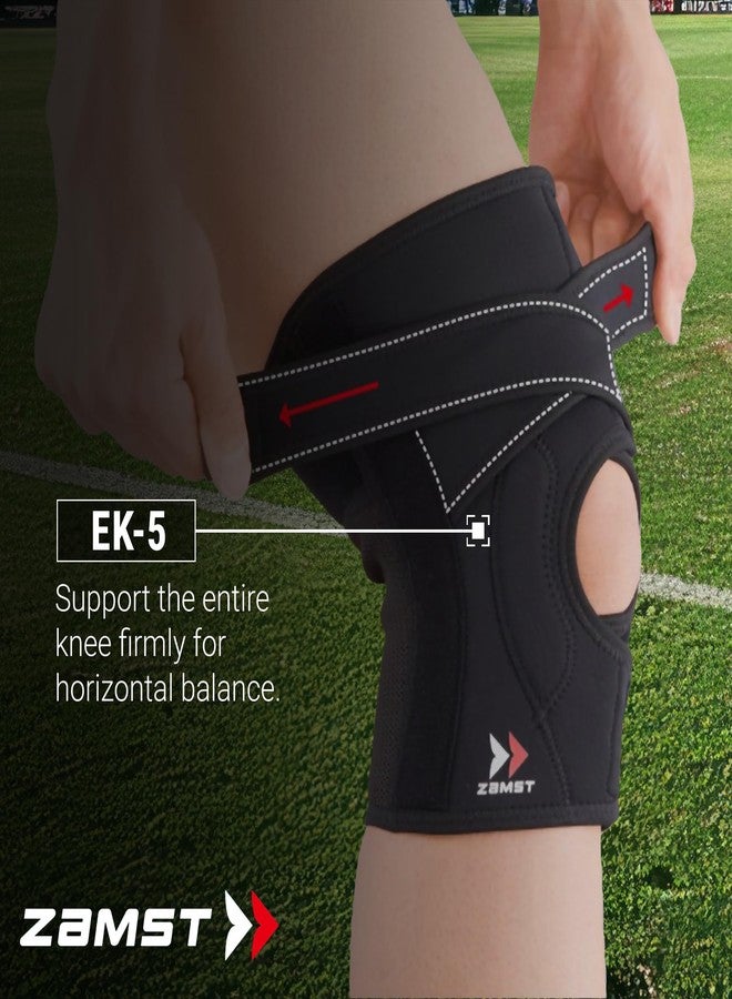Zamst EK-5 Sports Knee Brace - Adjustable Compression Knee Brace for Men and Women with Lateral Stabilization for General Knee Support and Knee Pain Relief - Medium - Image 2