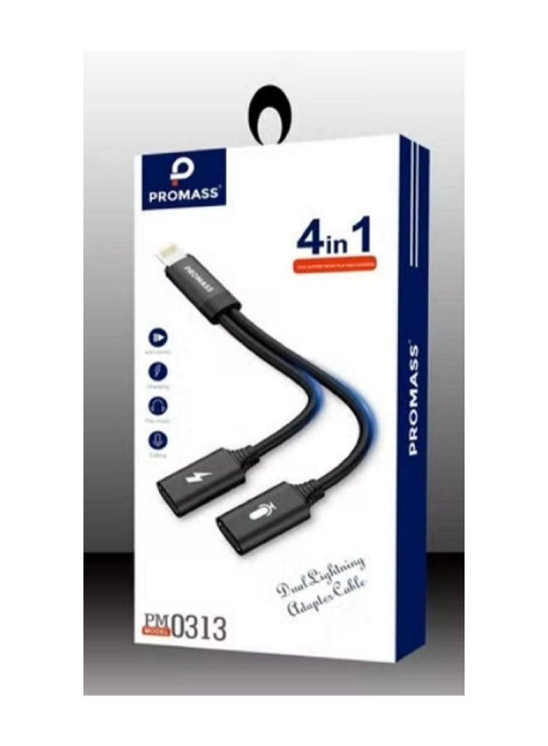 PROMASS iPhone adapter charger port and aux port