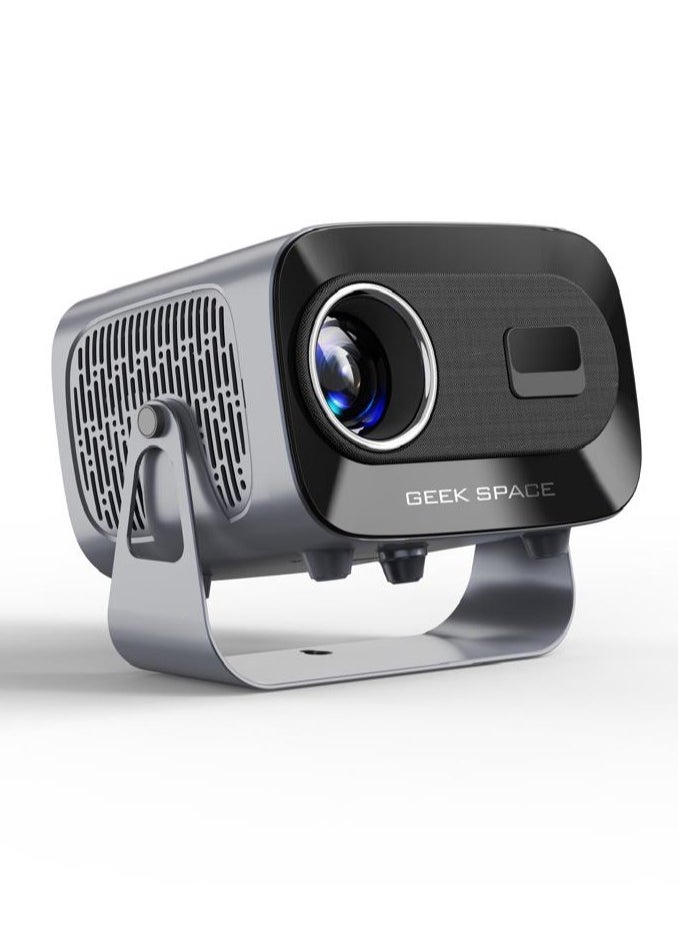GEEK SPACE Projector With Wifi And Bluetooth Projector 4K Full HD Portable Smart Projector Mini Portable Support ±30° Keystone Correction Hd Projector Outdoor Indoor A10 Plus