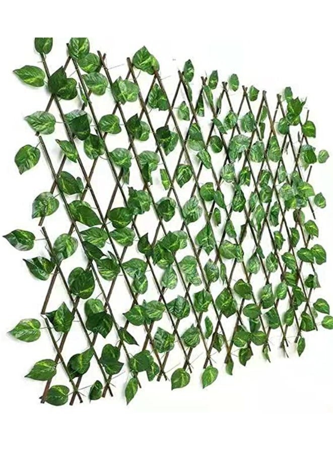 طعم المنزل سياج الخصوصية اللبلاب الاصطناعي وديكور الحائط النباتي وتقسيم التحوطات الخضراء  - Image 4