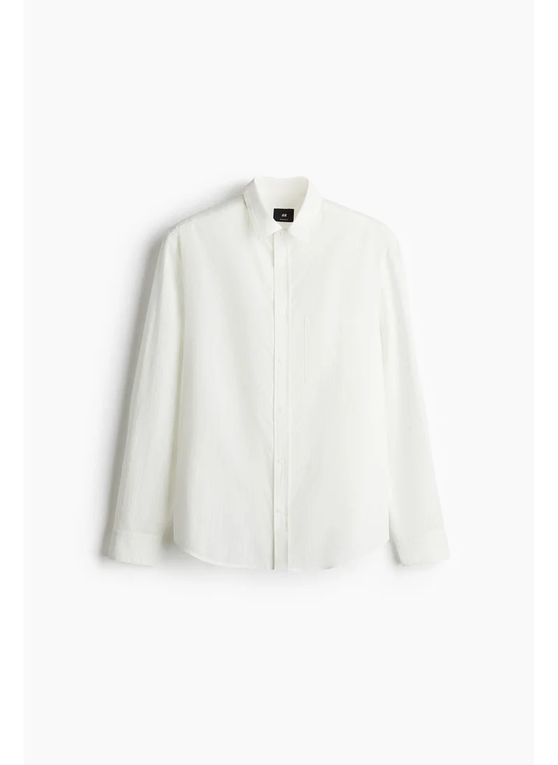اتش اند ام Regular Fit Lyocell-blend shirt