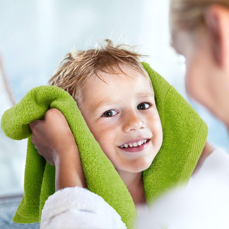 كلين بير Cleanbear Ultra Soft Hand Towels 12 Pack 6 Colors  - Image 2