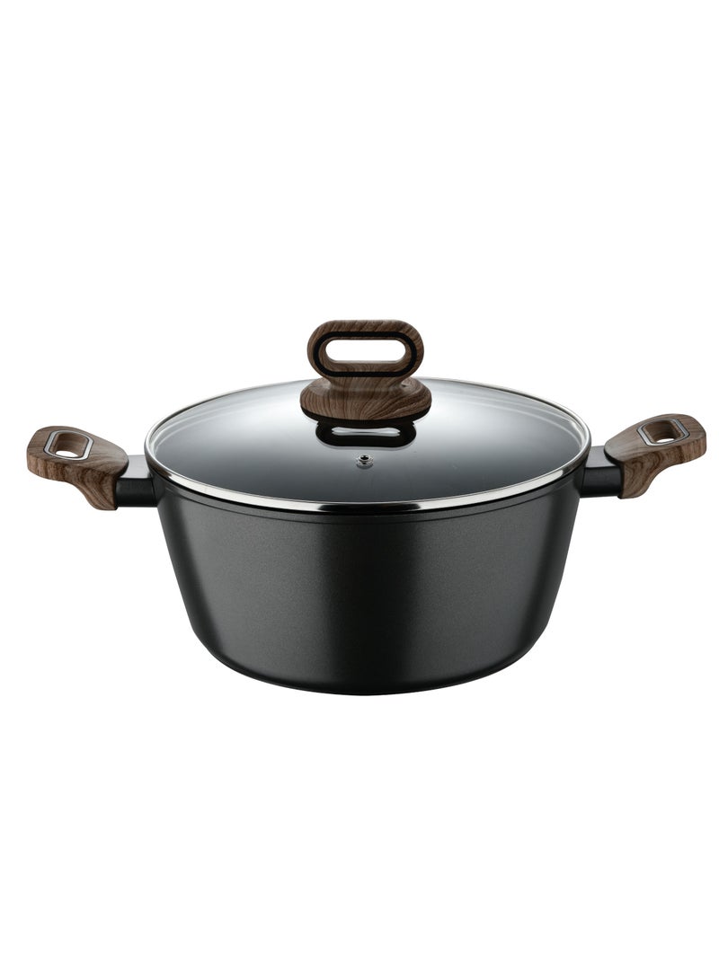 BERGNER ULTIMATE TX FORGED ALUMINUM CASSEROLE + LID 26 CM WITH HEATDOT TECHNOLOGY, INDUCTION BOTTOM, GREY COLOR, BG36172GY - Image 2