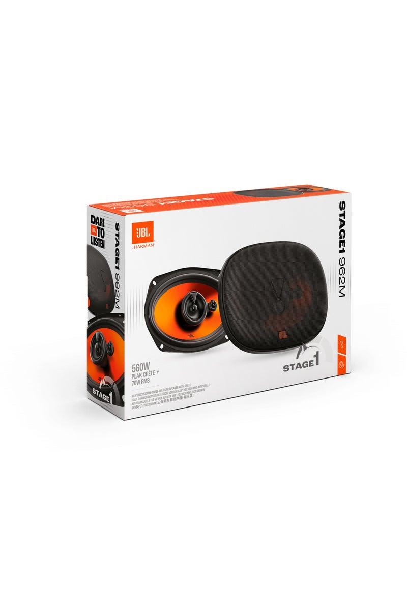 جي بي إل مكبر صوت JBL Stage1 962M للسيارة، 6×9 بوصة، ثلاثي الاتجاهات، محوري، 560 واط ذروة / 70 واط جذر متوسط التربيع | مكبر صوت Plus One، مكبر صوت عالي التردد متوازن على شكل قبة - Image 4