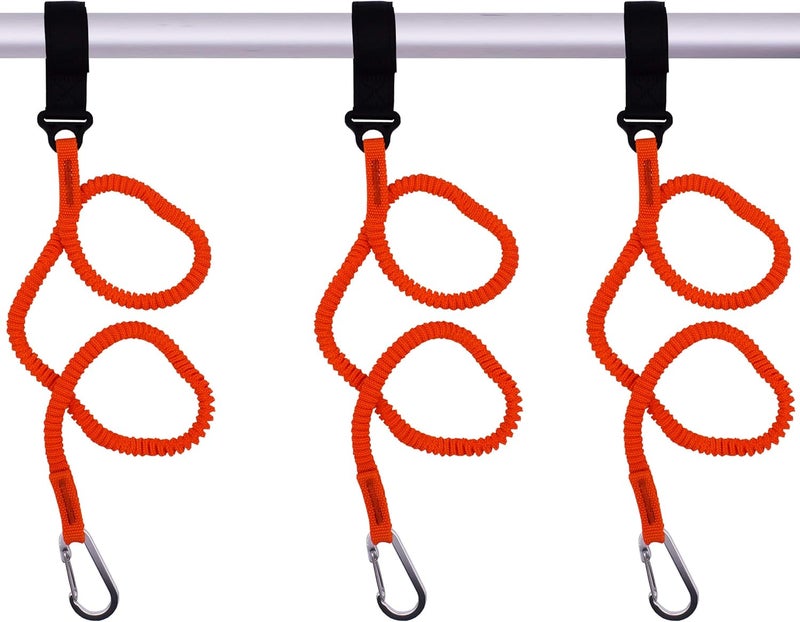 YYST Orange Paddle Leash Paddle Holder Tool Lanyard - No Paddle - Image 1
