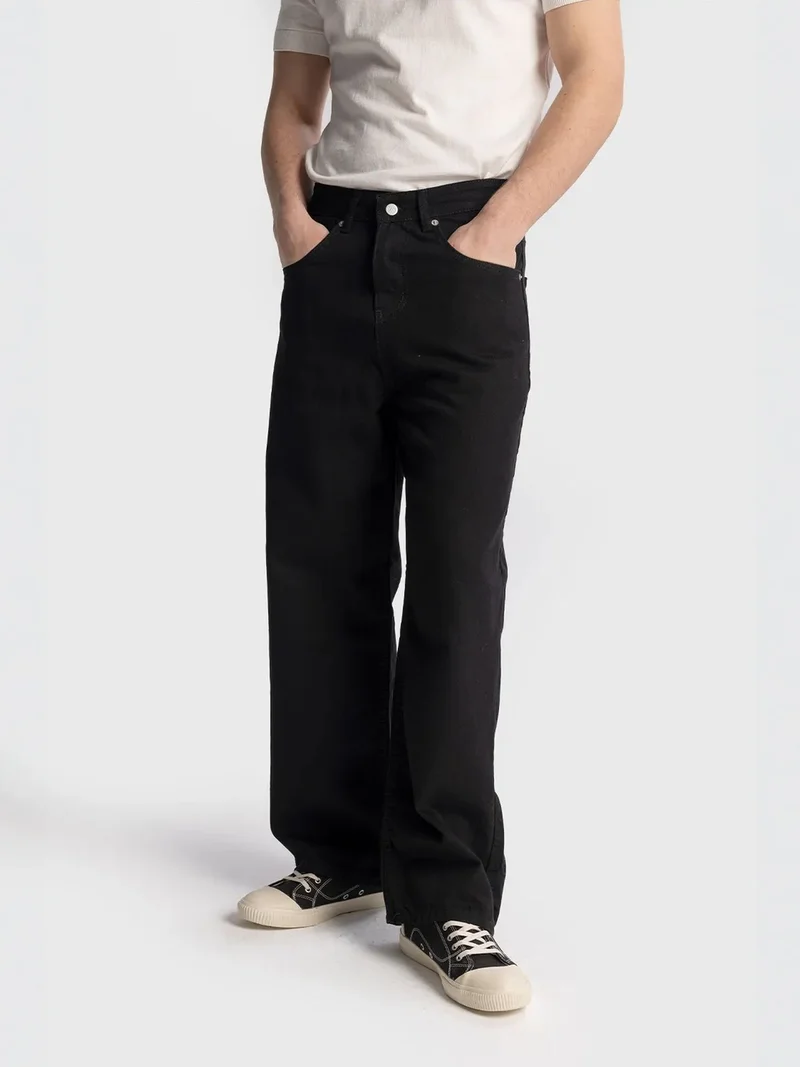 جيستو GIESTO Relaxed Fit Straight Leg Jeans