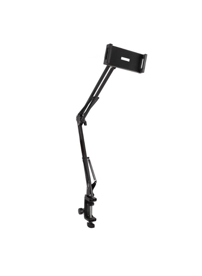 SP ISNUP Adjustable Clamp Phone Stand Arm, 360° Rotating Desk Mount Holder for Mobile & Tablet with Long Flexible Arm - Image 3