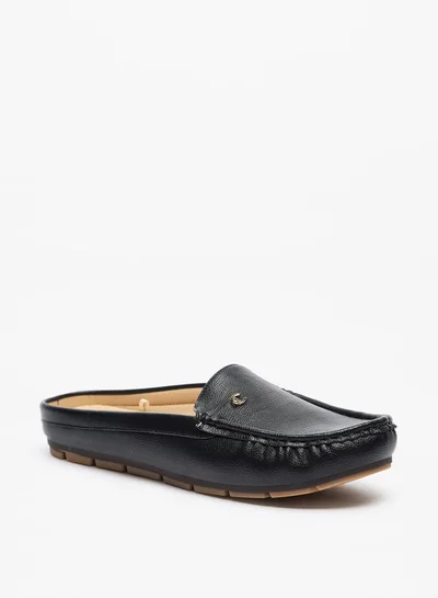 لو كونفورت Women Textured Slip-On Mules