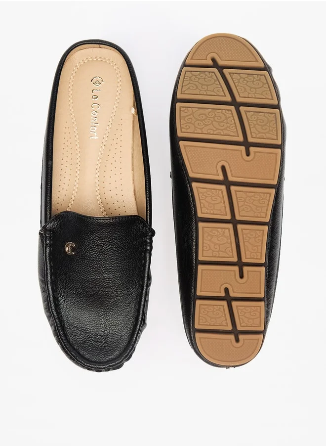 Le Confort Women Textured Slip-On Mules