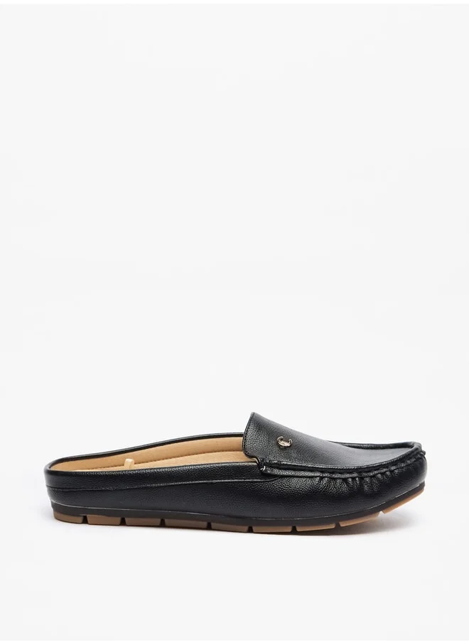 Le Confort Women Textured Slip-On Mules