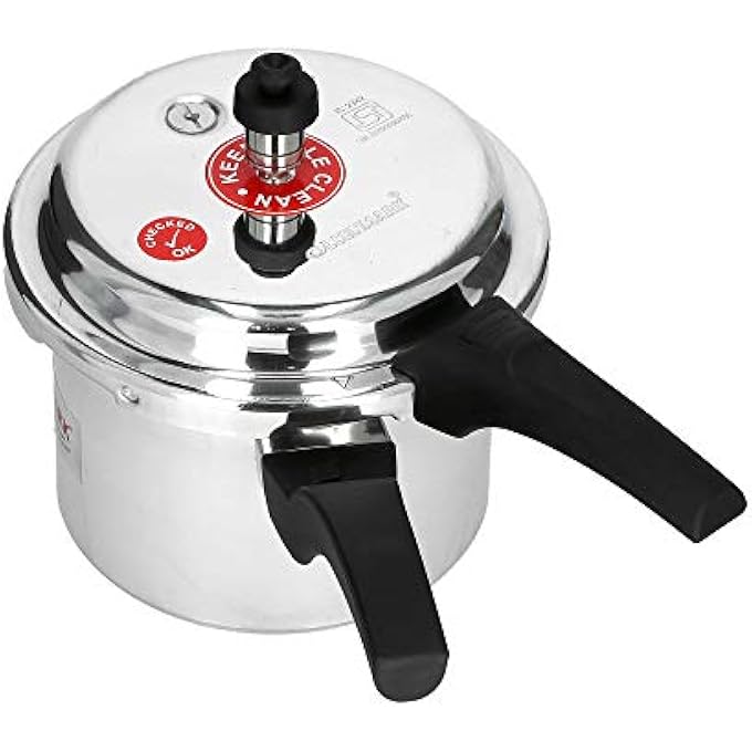 أولسنمارك قدر ضغط من الألومنيوم سعة 3 لتر، قاعدة حثية، ميزات أمان متعددة، وحدات تحكم، متوافق مع الحث بالغاز، مقابض متينة - Image 5