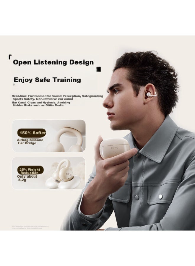 Sanag Cenalan Bluetooth Headphones, Subsidized, Clip-on Style, Ai Air-bone Conduction Concept, Wireless Calling, Noise Reduction, Sports Lossless Music Z60s - Image 4