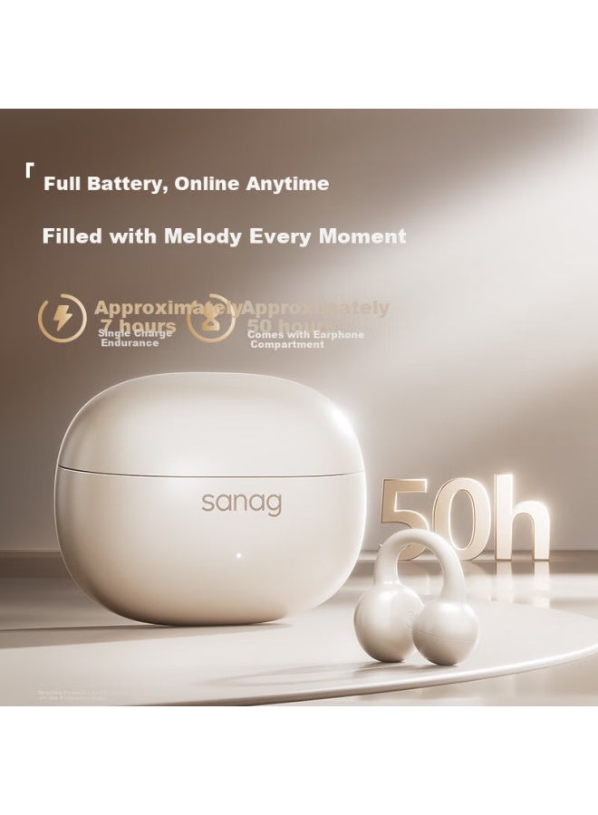 Sanag Cenalan Bluetooth Headphones, Subsidized, Clip-on Style, Ai Air-bone Conduction Concept, Wireless Calling, Noise Reduction, Sports Lossless Music Z60s - Image 3