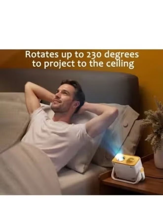 JAJEEK HT23 4K Ultra HD Smart Projector with Electric Focus, 5G WiFi & Bluetooth, Android 11 OS Portable Projector for Home Cinema, Gaming, Office Presentations & Meetings - Image 4