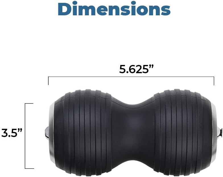 HoMedics Double Barrel Total Body Massager Deep Tissue Massage and Exercise Post Workout Trigger Point Muscle Recovery Black - Image 5