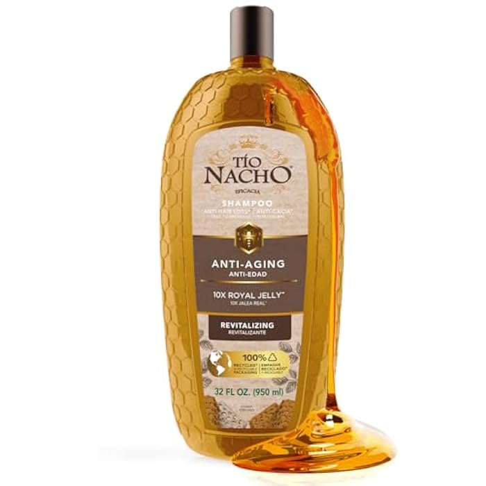 Tio Nacho Anti-Aging Shampoo with Royal Jelly, Shampoo for Aging Hair for Women and Men, Strengthening Formula to Help Defy Damage and Fortify Fragile Hair, 32 fl oz - Image 1