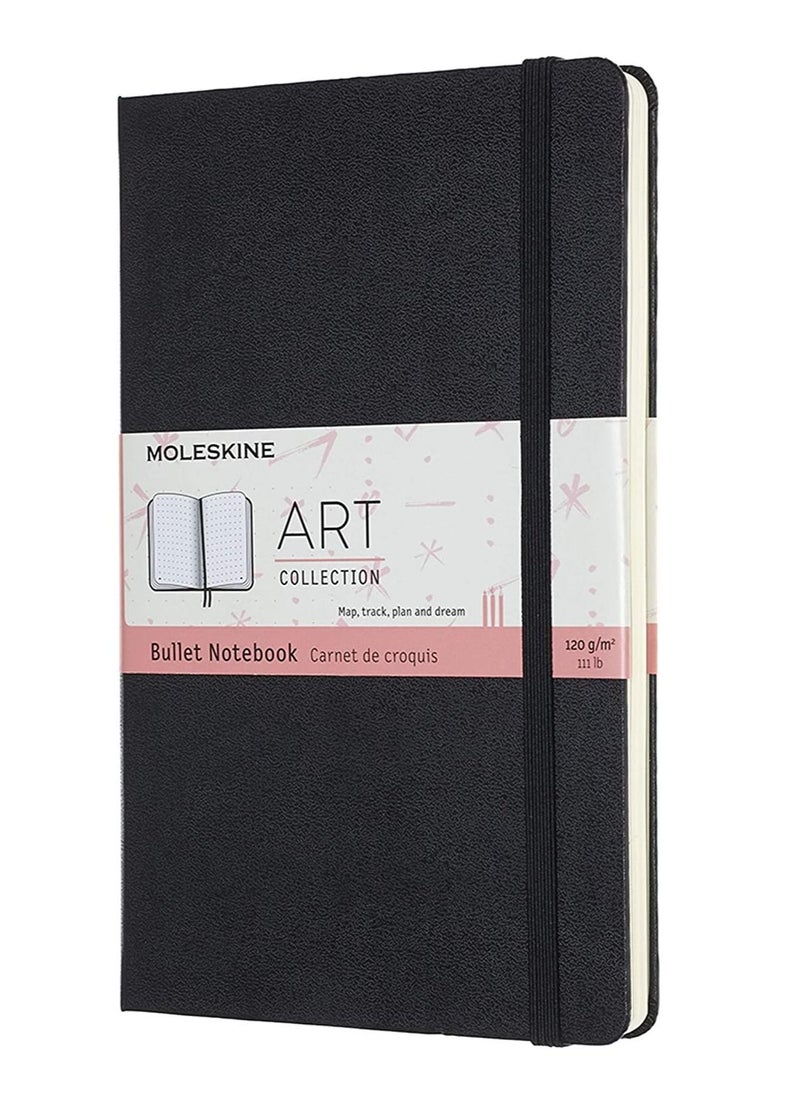 MOLESKINE - A5 Size Art Bullet Notebook With Dotted Lines 160 Pages - Image 1