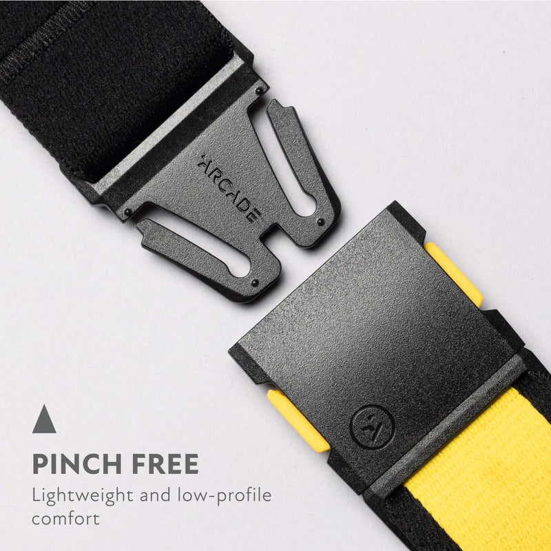 Arcade Belts A2 National Geographic Unisex Adventure Belt: Heavy Duty Stretch, Metal Free Buckle, Classic Black - Image 2