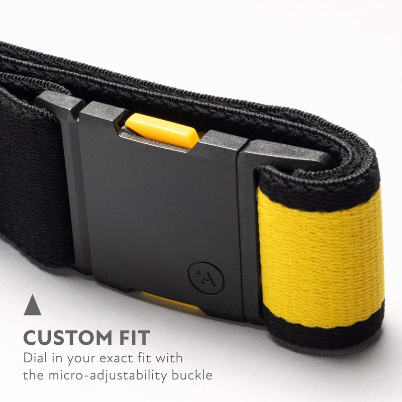 Arcade Belts A2 National Geographic Unisex Adventure Belt: Heavy Duty Stretch, Metal Free Buckle, Classic Black - Image 3