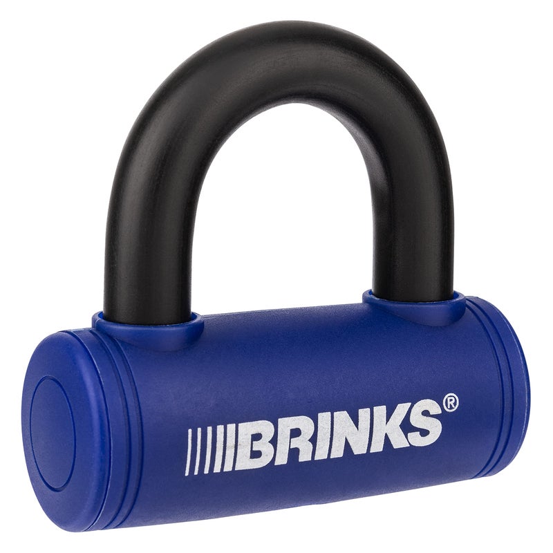 BRINKS 3 78 Mini UBar Lock Weather Resistant and Pick Resistant Bike Lock Blue
