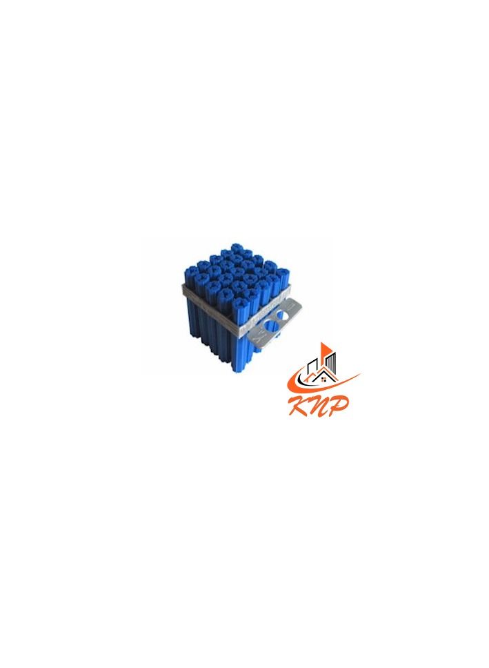 KNP Blue Expanded Plug 8 X 2" 50mm - Image 1