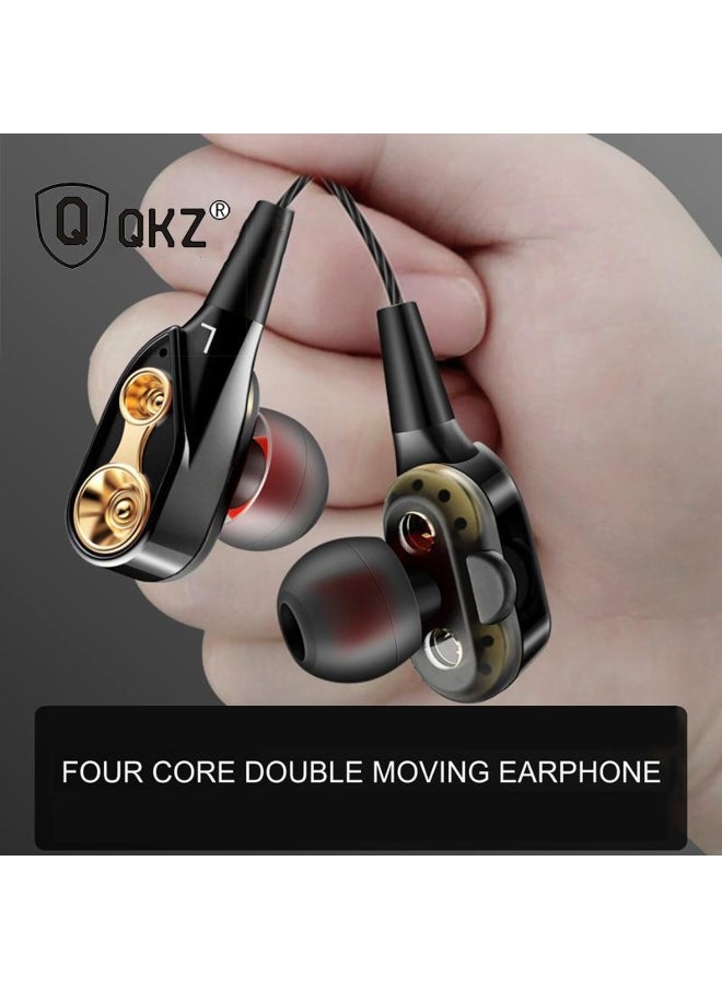 QKZ Earphone with Super Bass & Dual Driver 