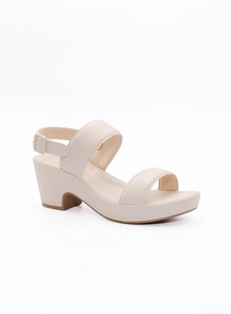 Bata Platform Heel Strap Sandals