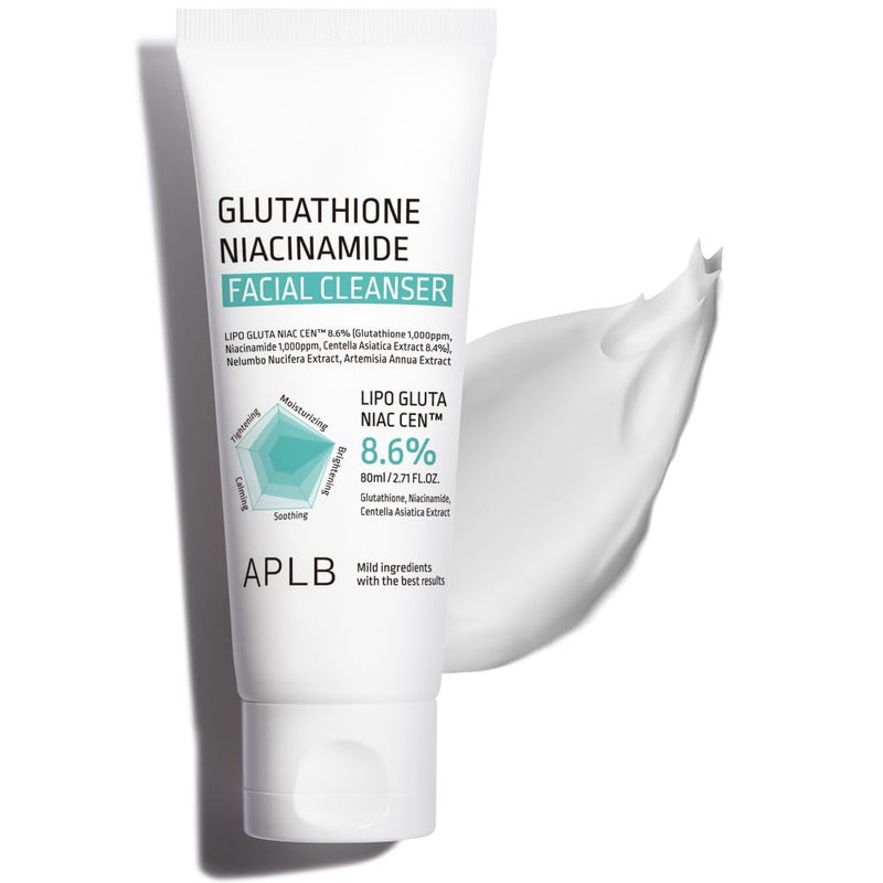 APLB Glutathione Niacinamide Facial Cleanser LIPO GLUTA NIAC CEN 86 271 FLOZKorean Skincare Cares for Tighten Pores Sebum Long lasting nourishment and deep moisture for soft skin